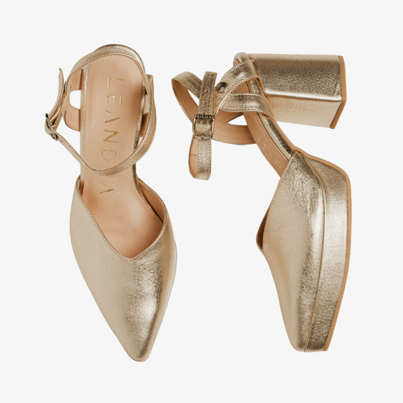 ZAPATOS ANDREA GOLD