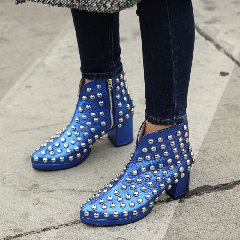 BOTINES BOWIE BLUE