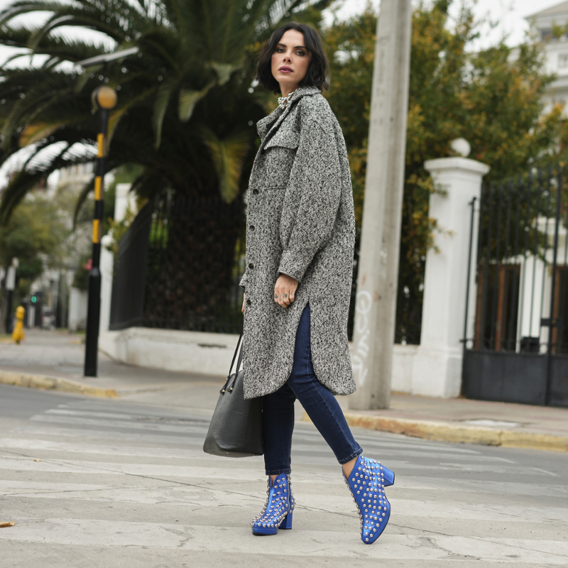 BOTINES BOWIE BLUE