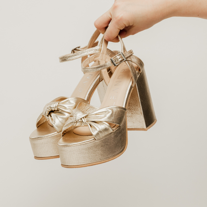 SANDALIAS GIANFRANCO GOLD