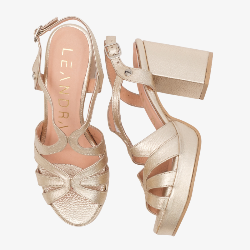 SANDALIAS LEANDRINO GOLD