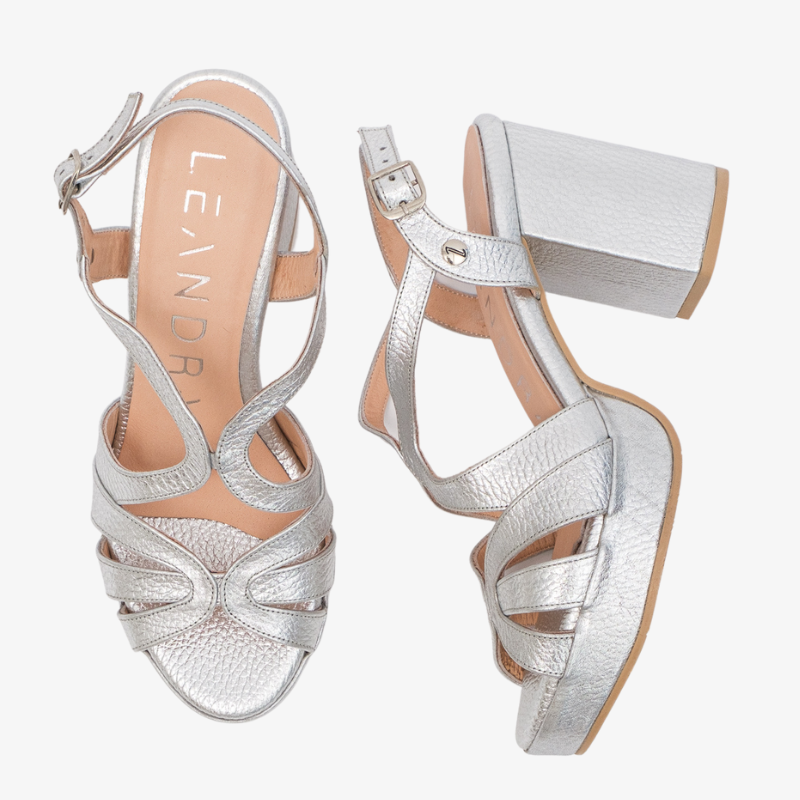 SANDALIAS LEANDRINO SILVER