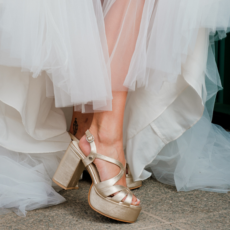 SANDALIAS LEANDRO GOLD