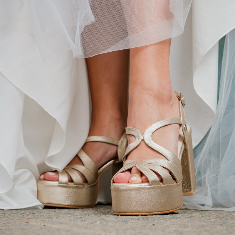 SANDALIAS LEANDRO GOLD