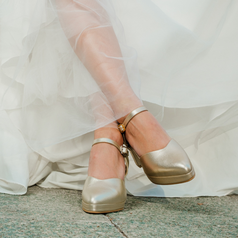 ZAPATOS PIERRE GOLD
