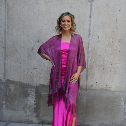 KIMONO BRILLOS MORADO