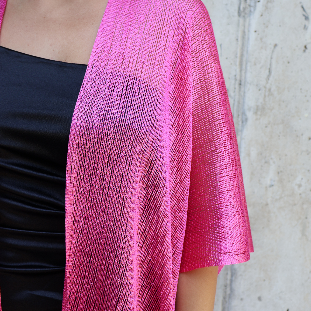 KIMONO BRILLOS FUCSIA