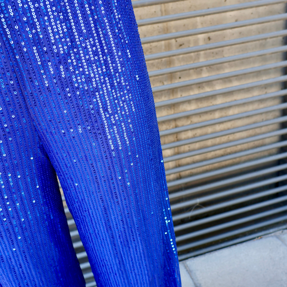 PANTALÓN BRILLO AZUL