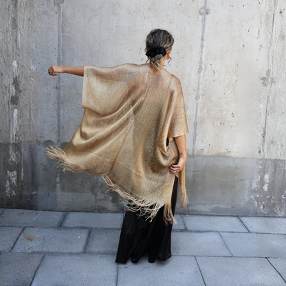 KIMONO BRILLOS DORADO