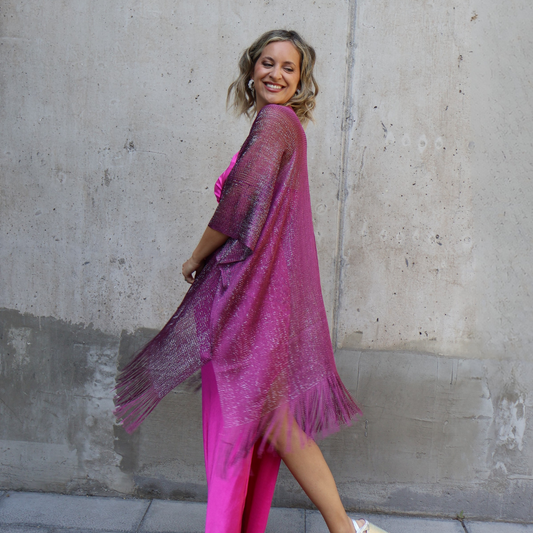 KIMONO BRILLOS MORADO