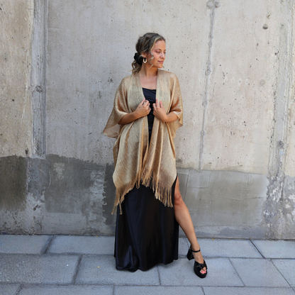 KIMONO BRILLOS DORADO