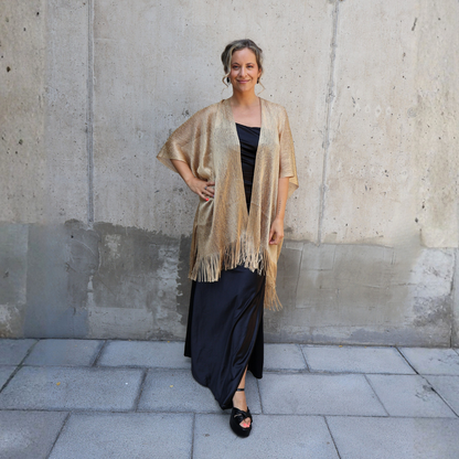 KIMONO BRILLOS DORADO