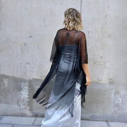 KIMONO BRILLOS NEGRO