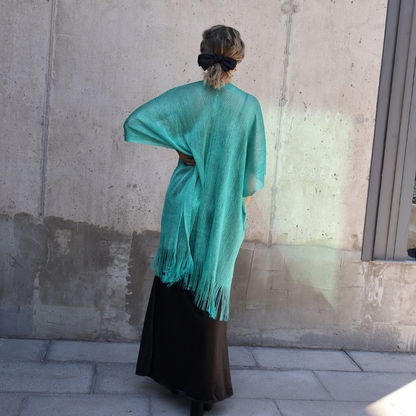 KIMONO BRILLOS TURQUESA