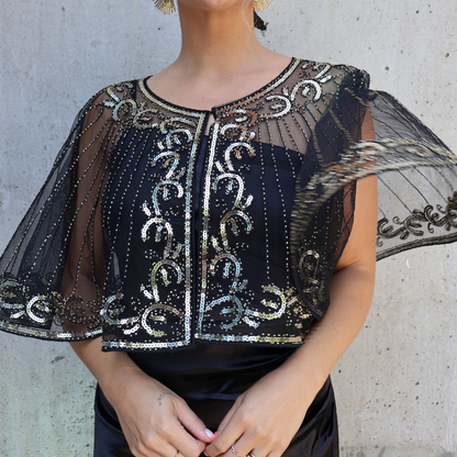 CAPA LENTEJUELAS ORO