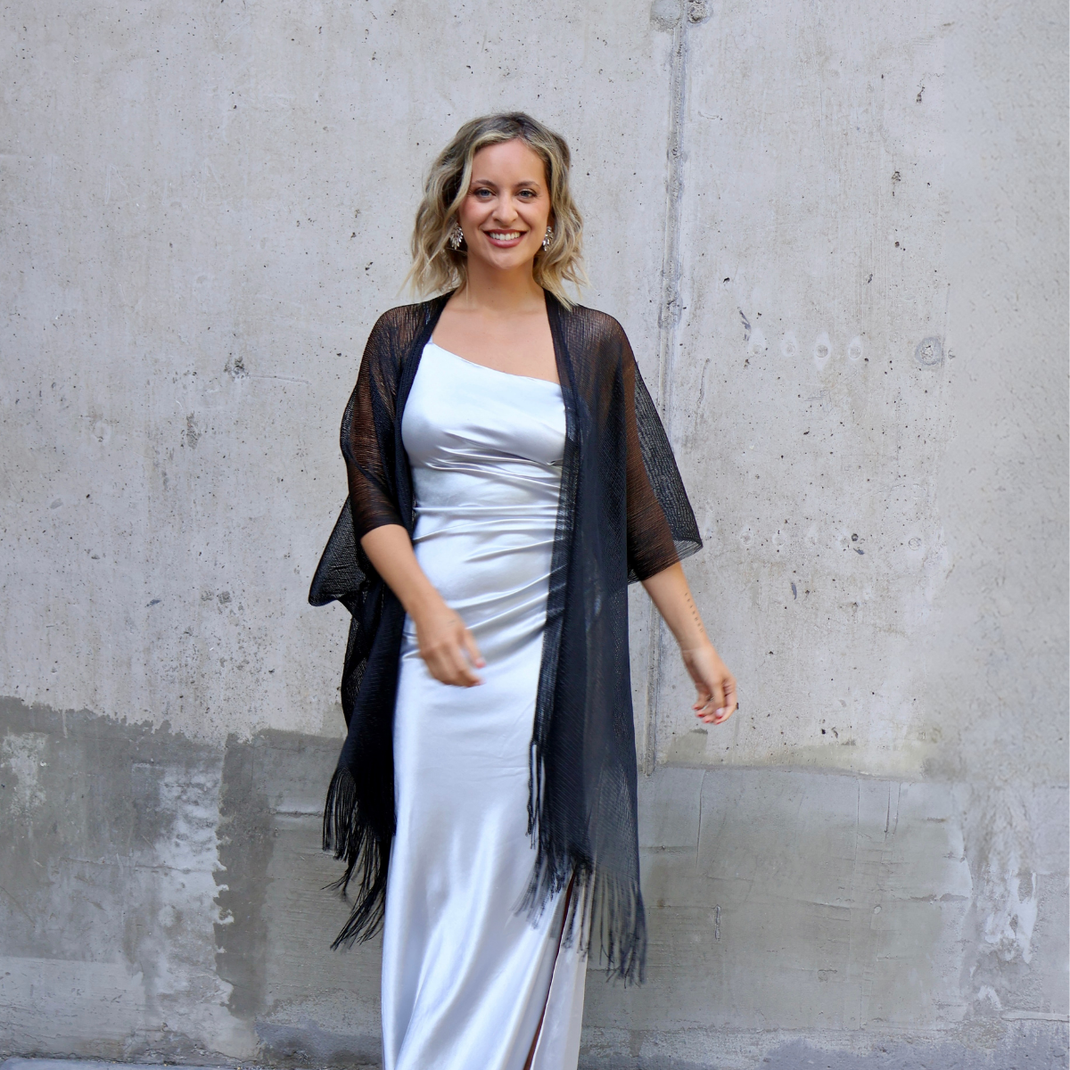 KIMONO BRILLOS NEGRO