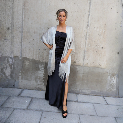 KIMONO BRILLOS PLATEADO