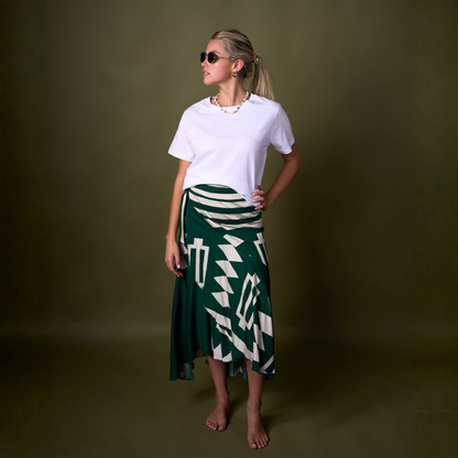 FALDA ENVOLVENTE VERDE