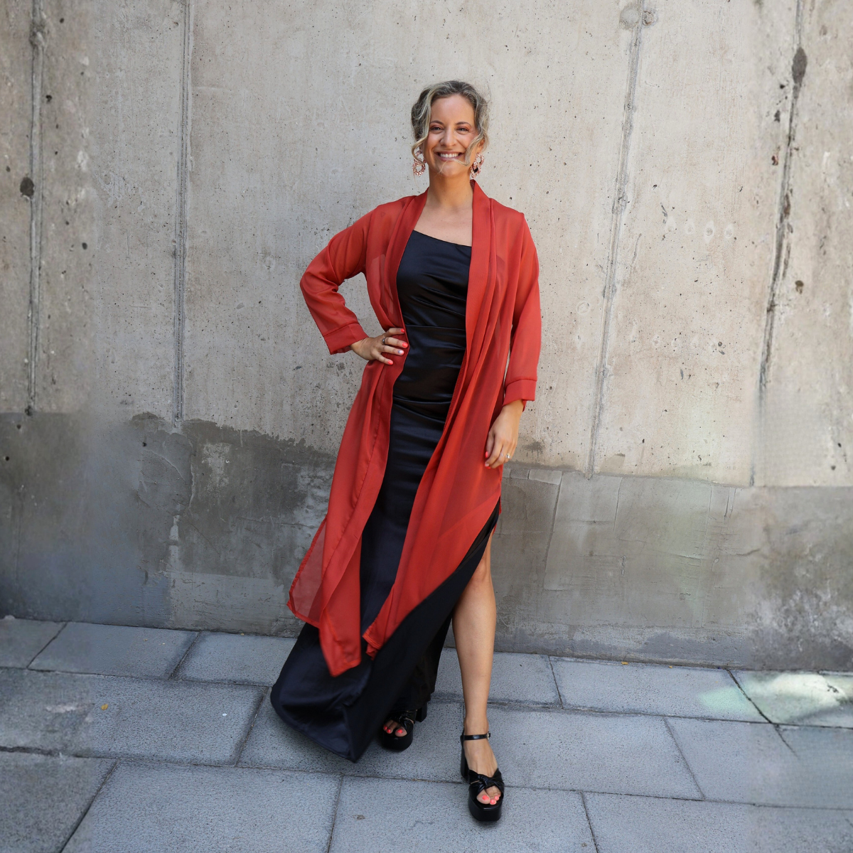 KIMONO CARMELA TERRACOTA