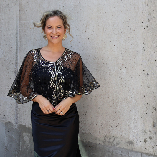 CAPA LENTEJUELAS ORO