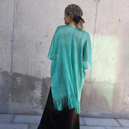 KIMONO BRILLOS TURQUESA