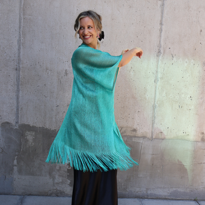 KIMONO BRILLOS TURQUESA