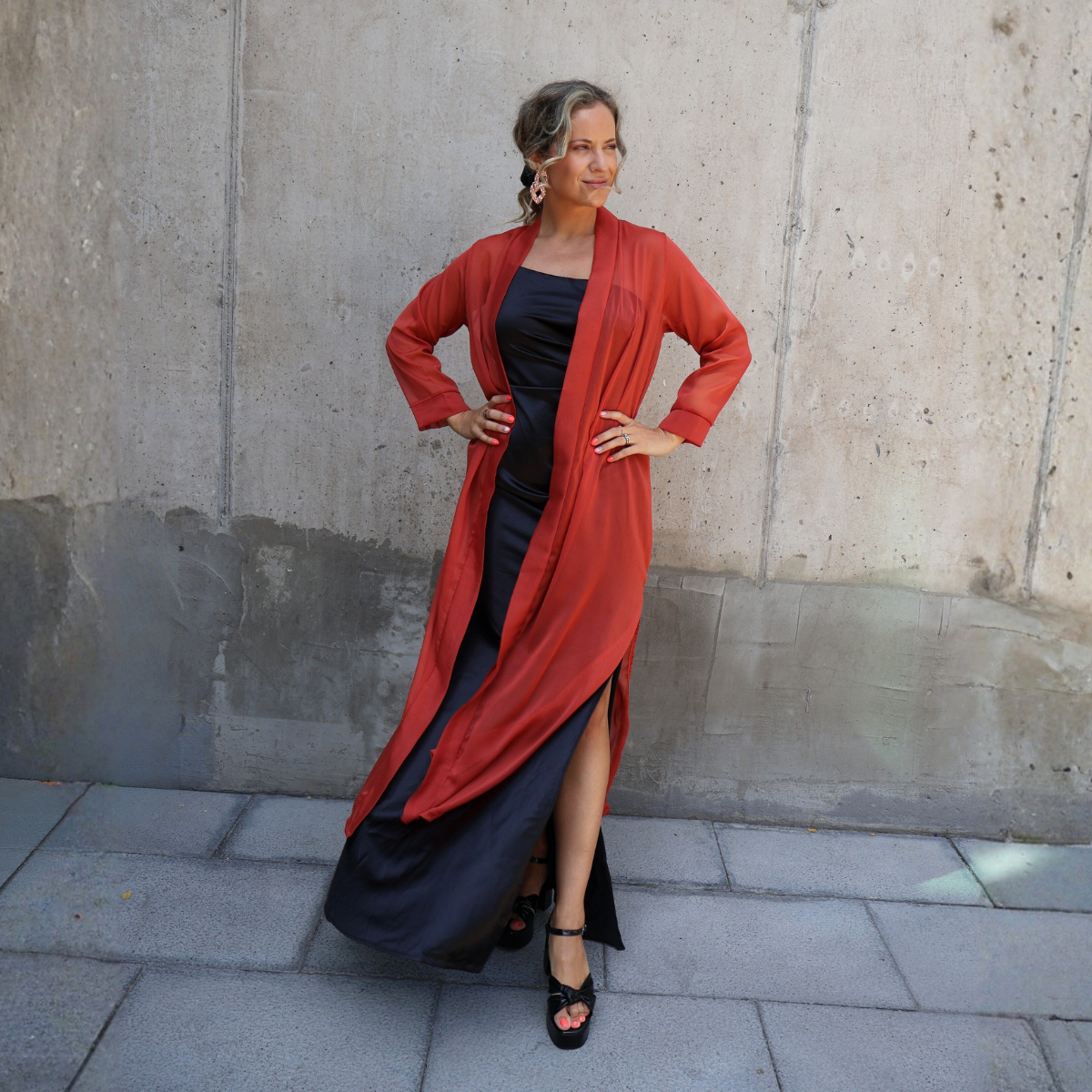 KIMONO CARMELA TERRACOTA