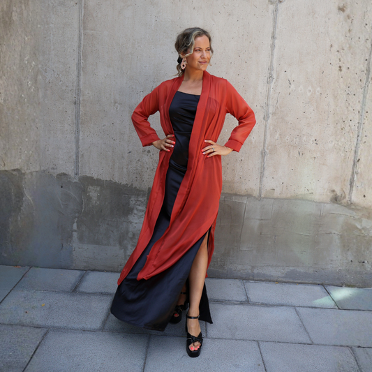 KIMONO CARMELA TERRACOTA