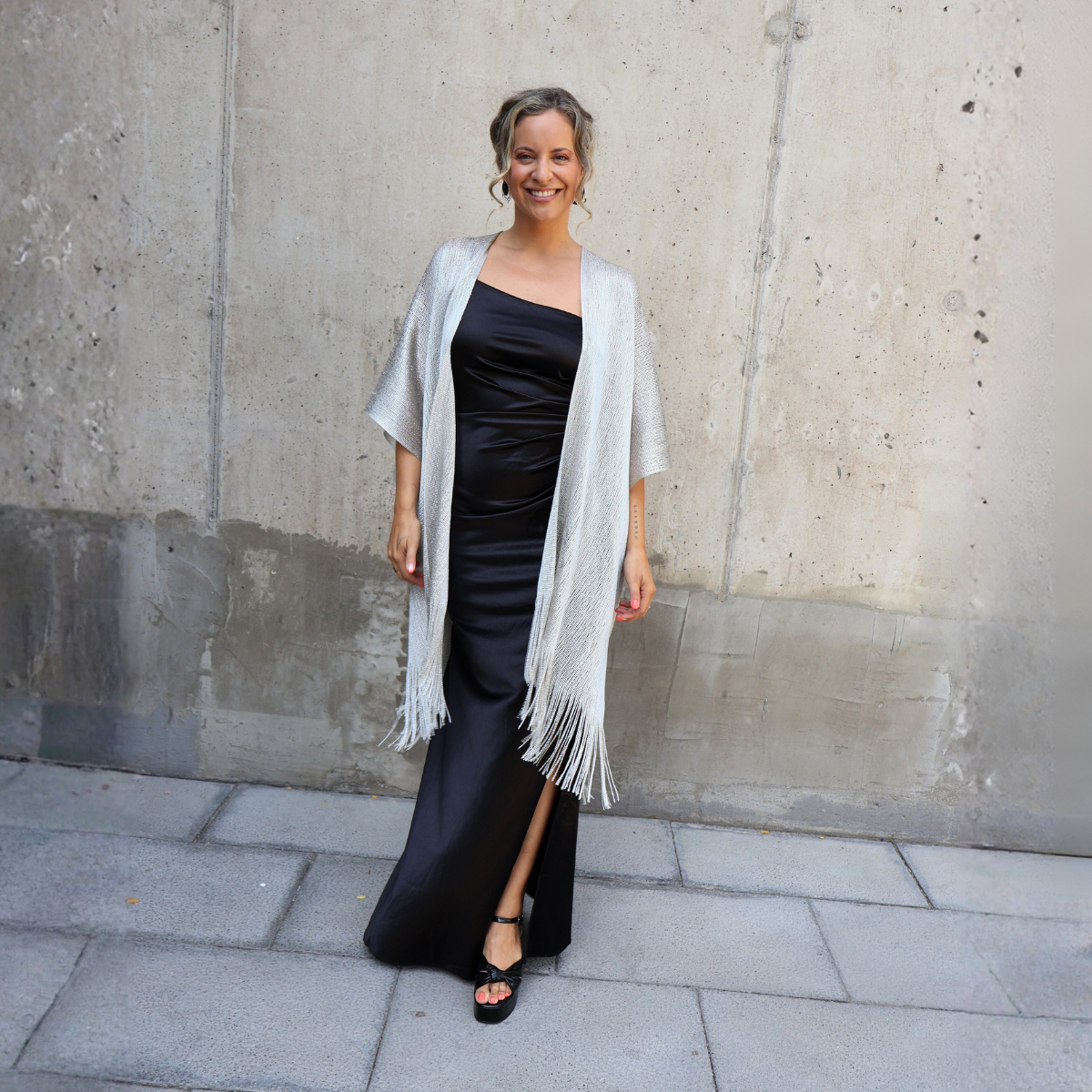 KIMONO BRILLOS PLATEADO