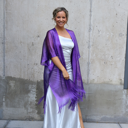 KIMONO BRILLOS MORADO