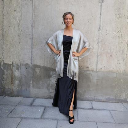 KIMONO BRILLOS PLATEADO