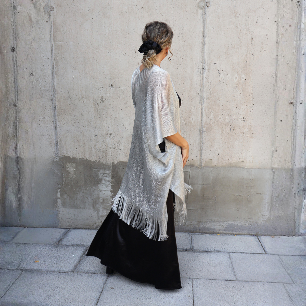 KIMONO BRILLOS PLATEADO