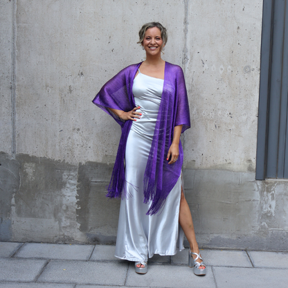 KIMONO BRILLOS MORADO