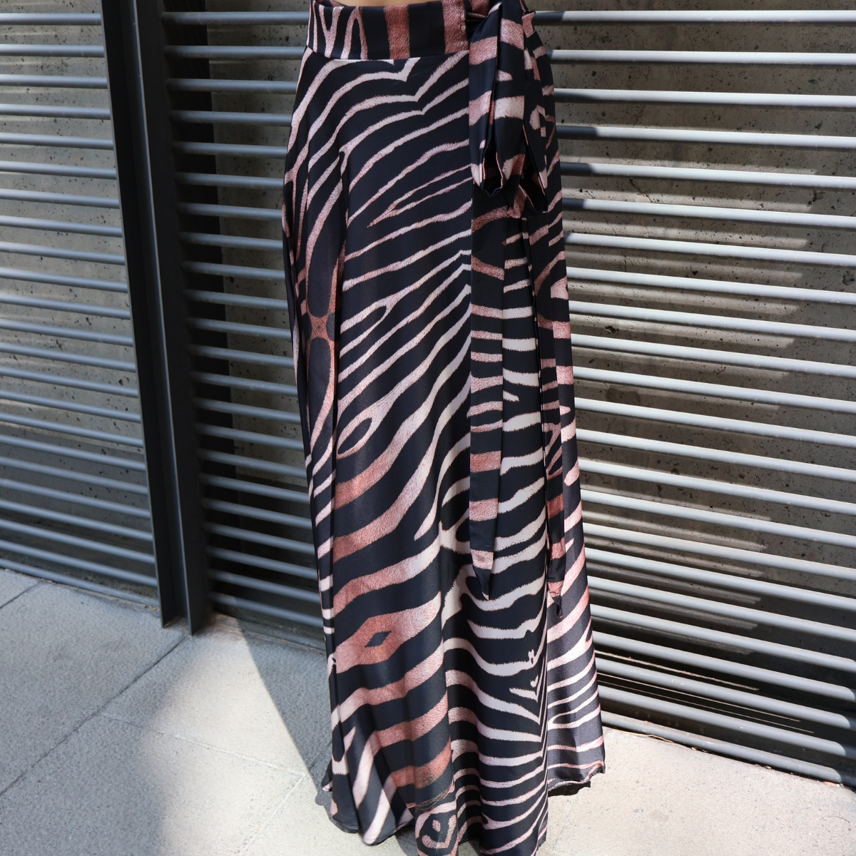 FALDA FILIPPA CEBRA ROSA