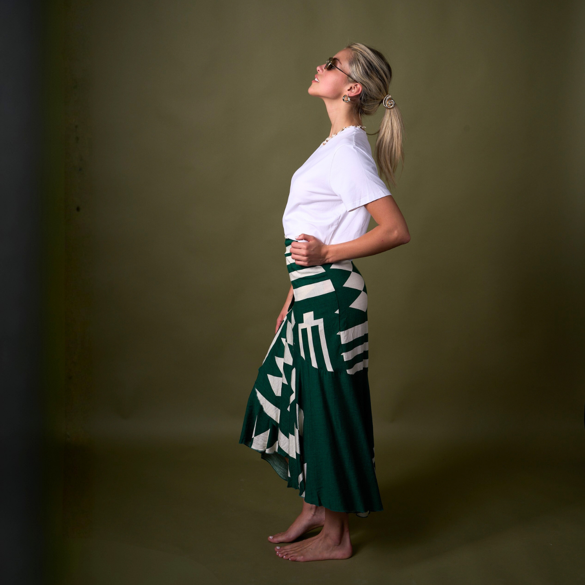 FALDA ENVOLVENTE VERDE