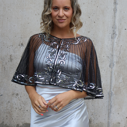 CAPA LENTEJUELAS PLATA