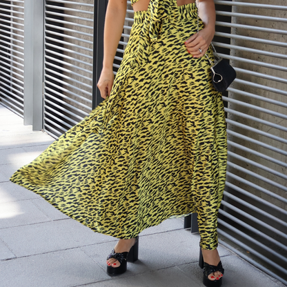 FALDA FILIPPA CEBRA AMARILLO