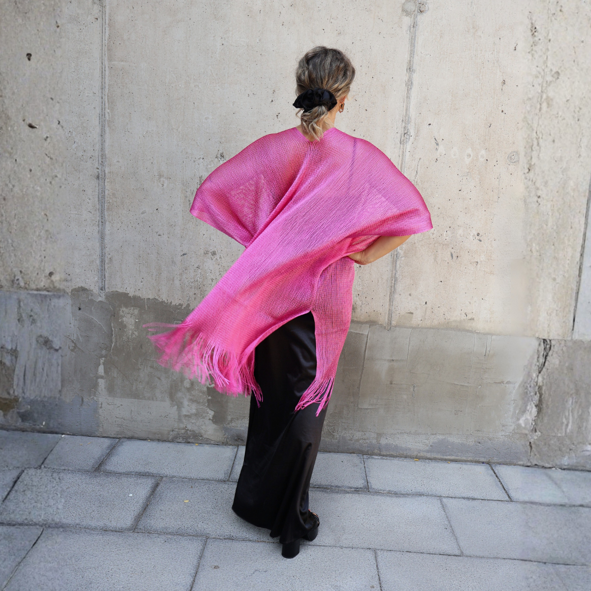 KIMONO BRILLOS FUCSIA