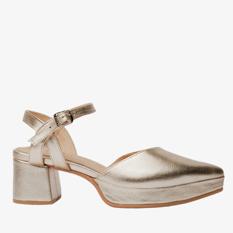 ZAPATOS ANTUAN GOLD - 35 / DORADO