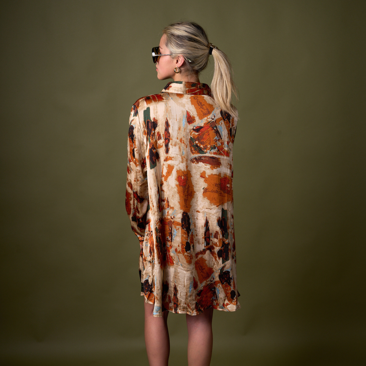 BLUSON MANCHAS NARANJO