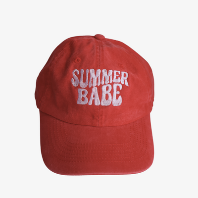 CAP SUMMER BABE RED