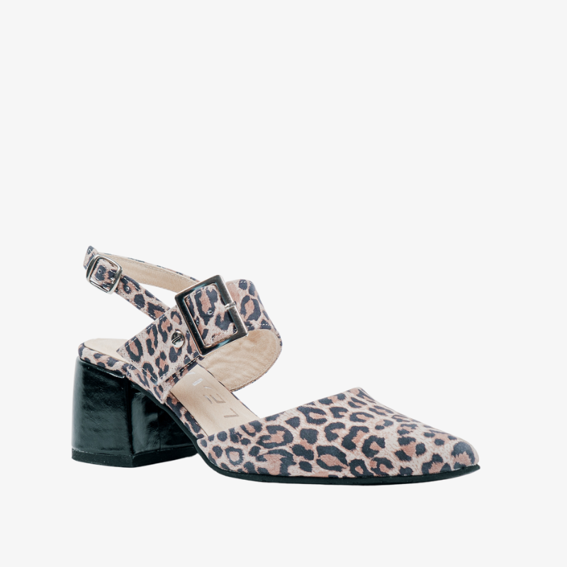 CHARLIE LEOPARD BLACK