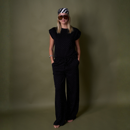 CONJUNTO SPORT SHINE NEGRO