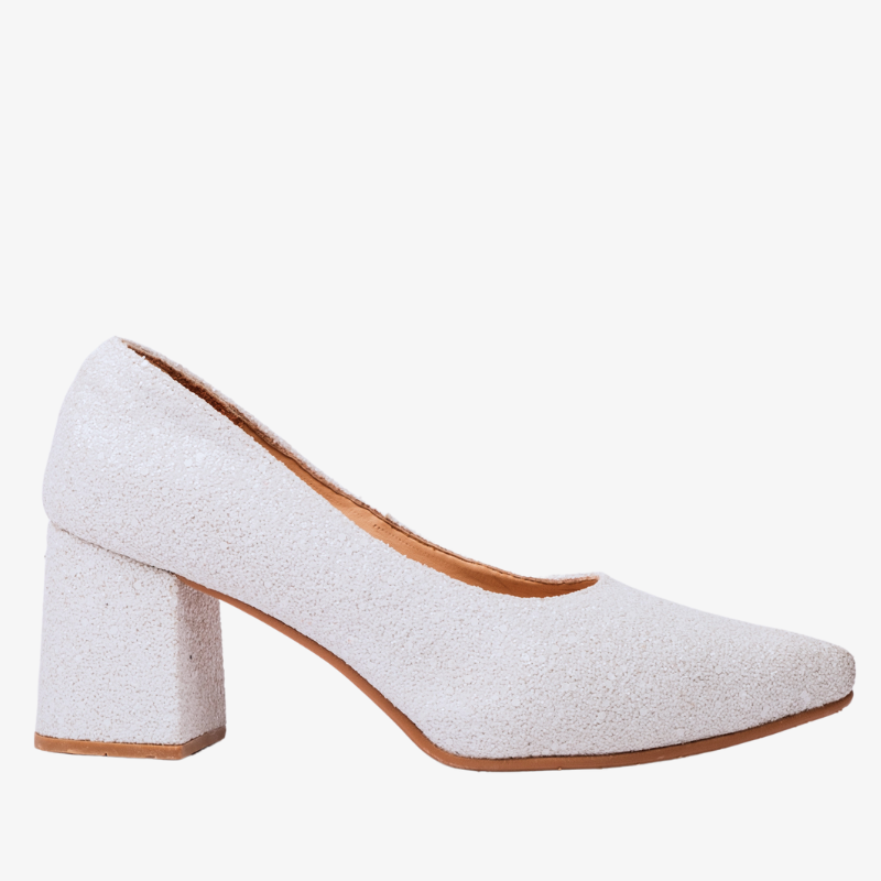 ZAPATOS ELVIS WHITE SHINE - 36 / BLANCO