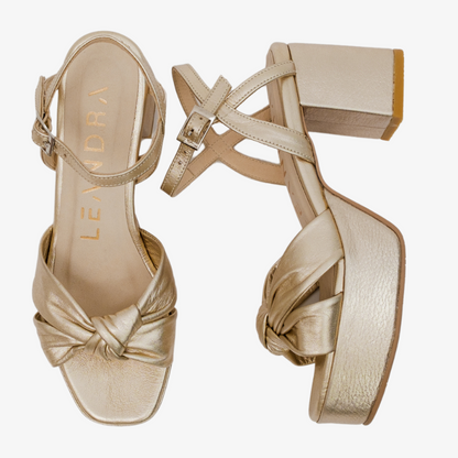 SANDALIAS GAEL GOLD