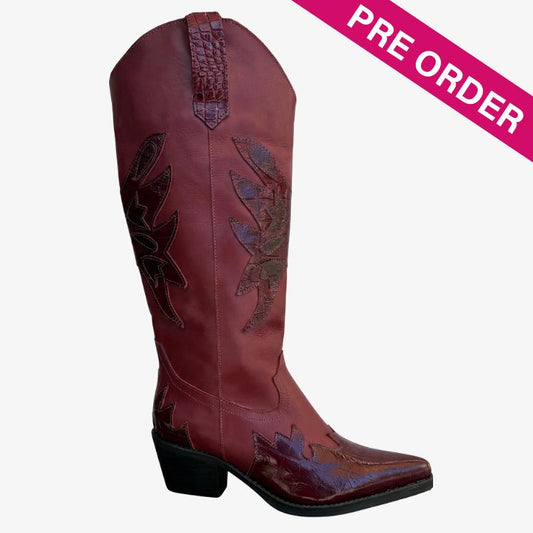 BOTAS JESSE BURGUNDY