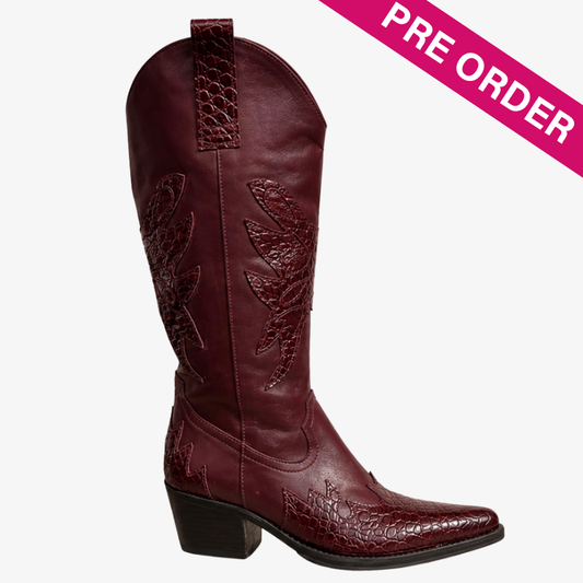 BOTAS JESSE BURGUNDY
