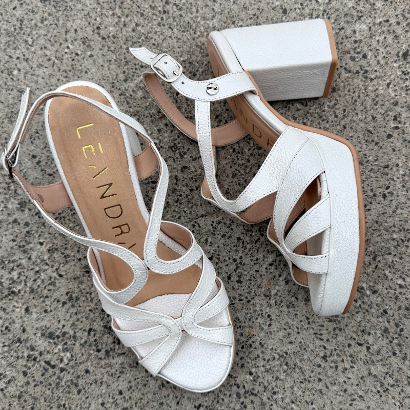 SANDALIAS LEANDRINO WHITE
