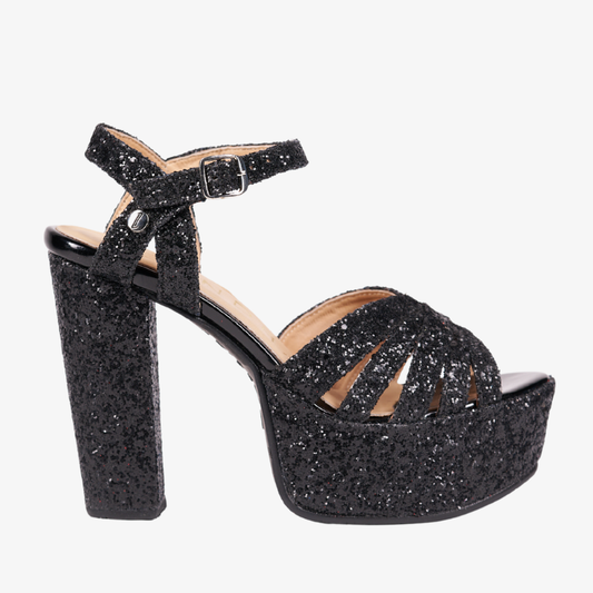 SANDALIAS LUJAN BLACK SHINE