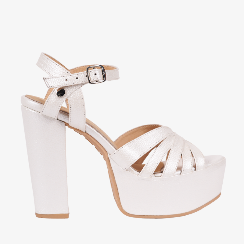 SANDALIAS LUJAN WHITE